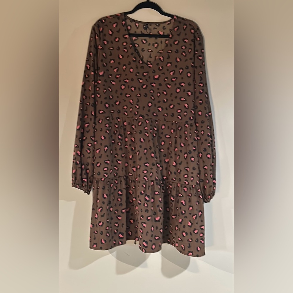 Glitzy Girlz Boutique Leopard Print Dress